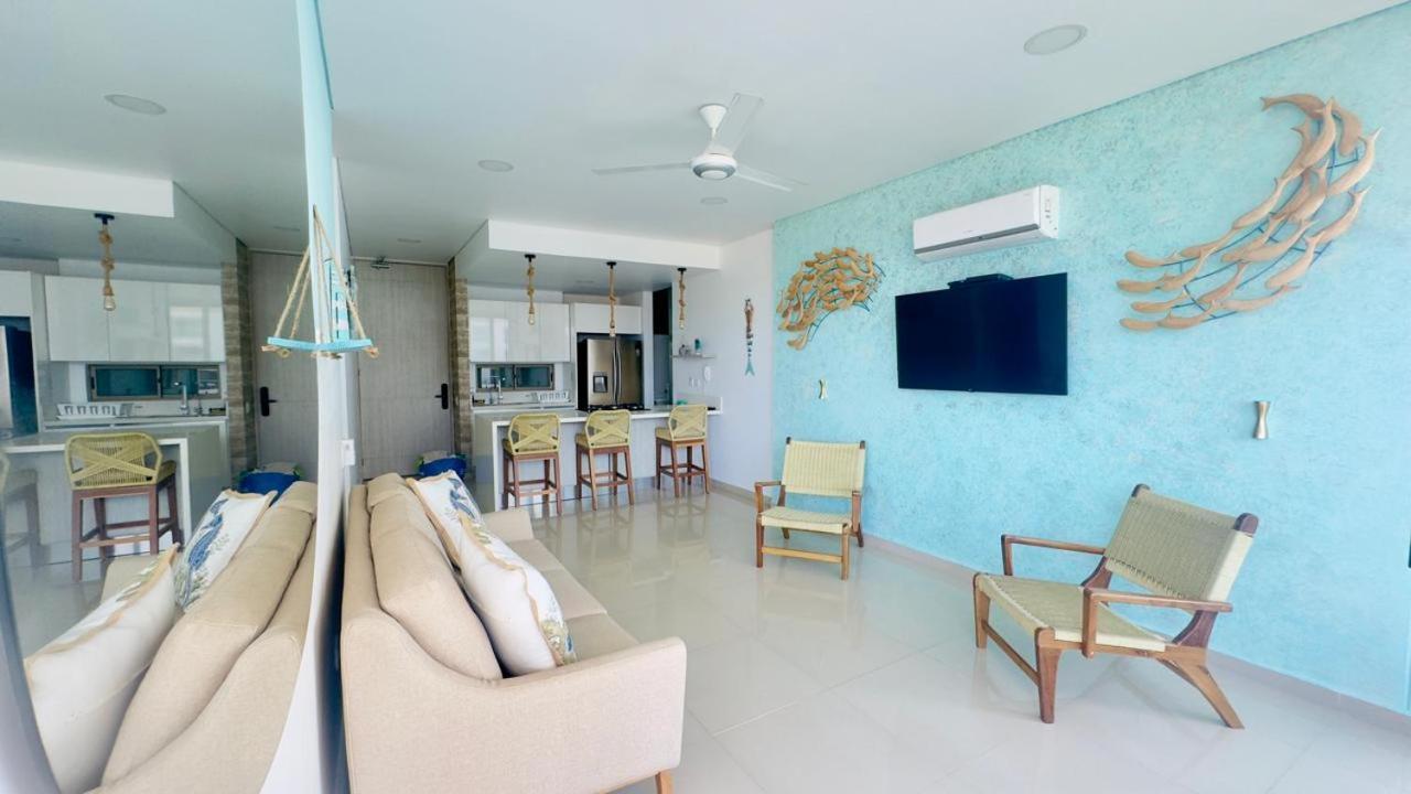Samaria Club De Playa By Santa Marta Playa Resort, Preciosos Apartamentos En El Sector Exclusivo De Pozos Colorados ห้อง รูปภาพ