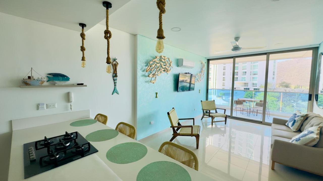 Samaria Club De Playa By Santa Marta Playa Resort, Preciosos Apartamentos En El Sector Exclusivo De Pozos Colorados ห้อง รูปภาพ