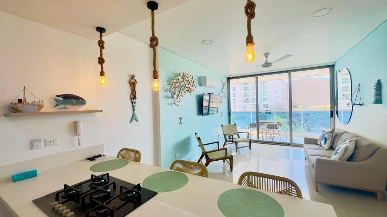Samaria Club De Playa By Santa Marta Playa Resort, Preciosos Apartamentos En El Sector Exclusivo De Pozos Colorados ห้อง รูปภาพ